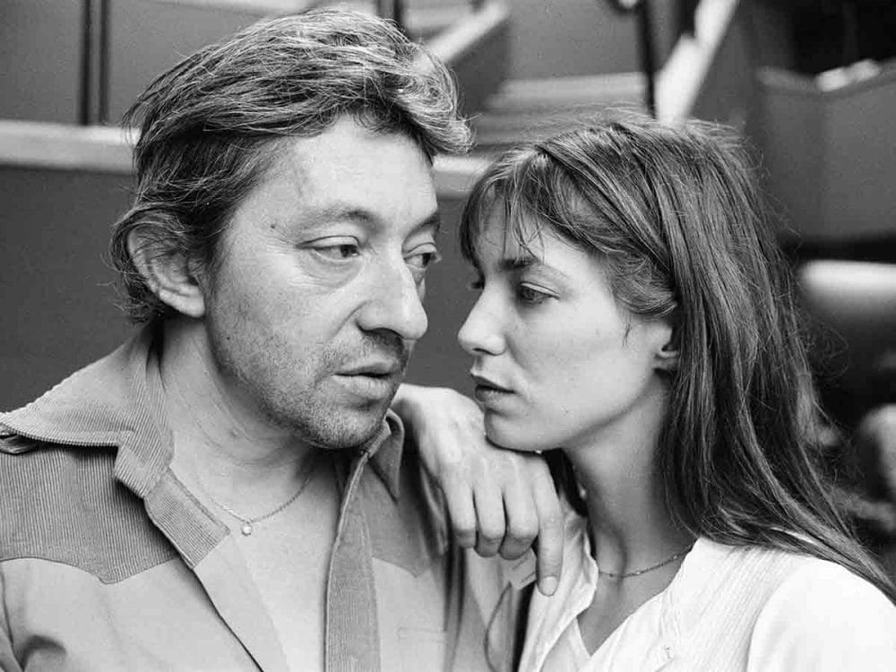 Jane Birkin e il marito Serge Gainsbourg