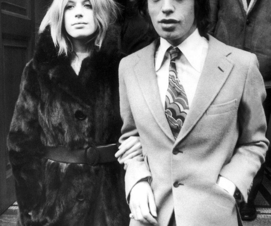 Marianne Faithfull e Mick Jagger