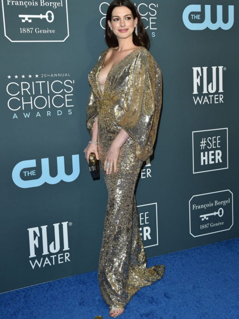 Anne Hathaway ai Critics' Choice Awards