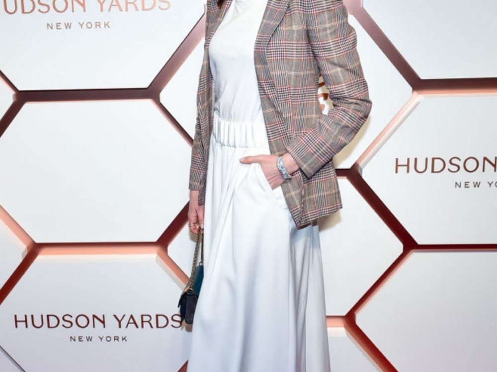 Anne Hathaway all'Hudson Yards