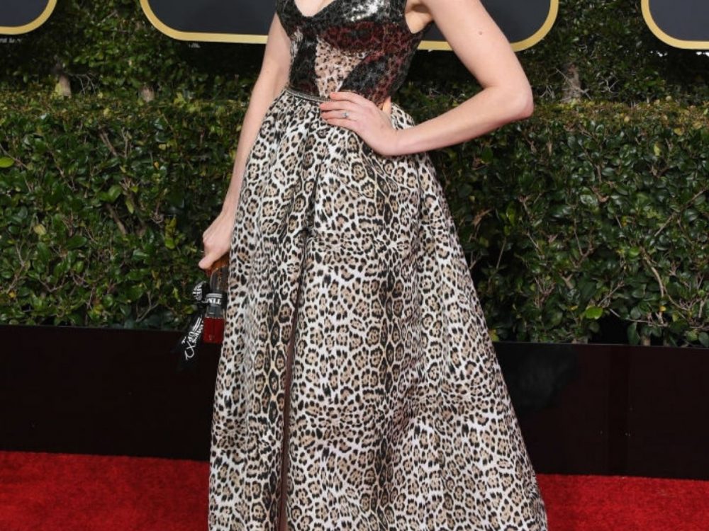 Anne Hathaway alla cerimonia dei Golden Globe nel 2019
