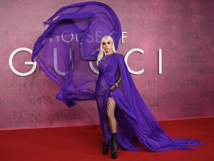 Lady Gaga alla premiere americana di House of Gucci