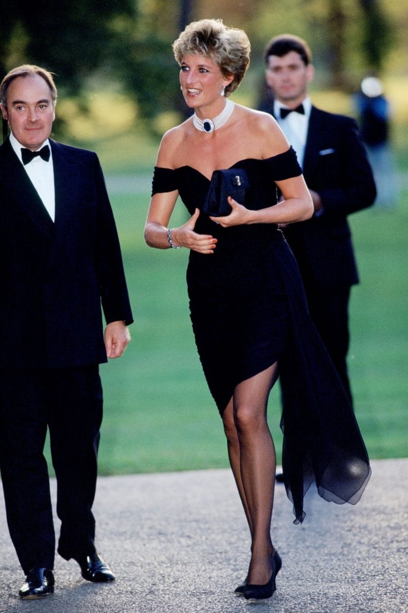 Lady Diana in mini dress