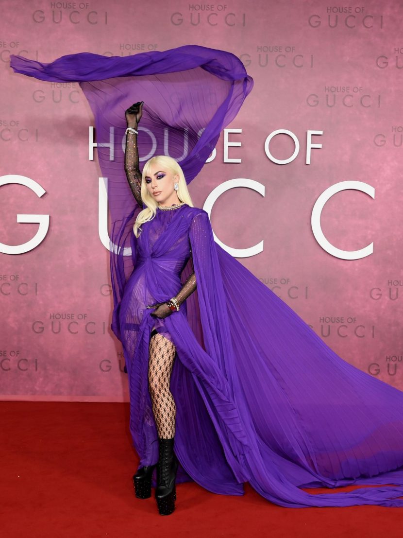 Lady Gaga alla premiere londinese di House of Gucci