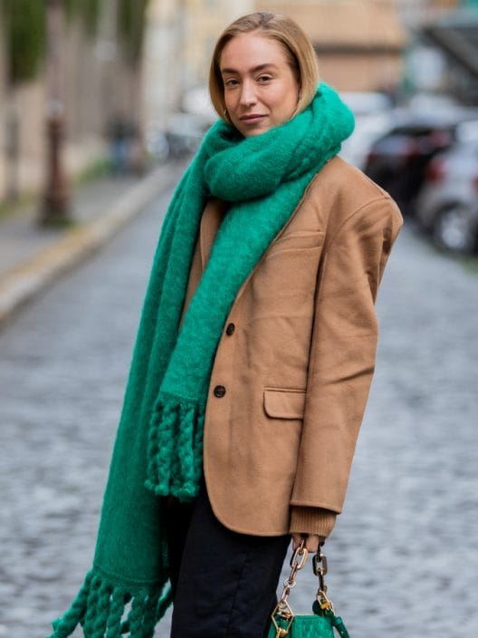 Sciarpa oversize per un inverno da it-girl