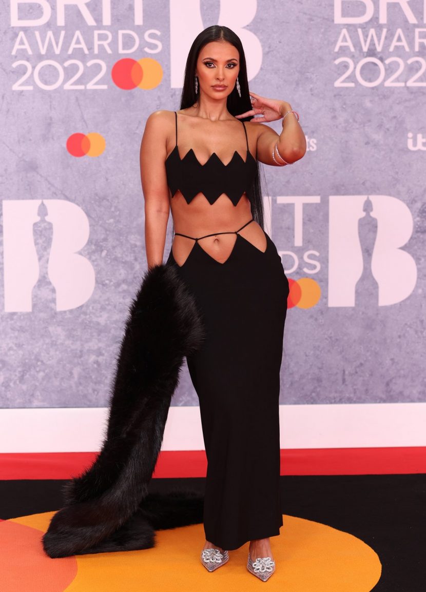 Maya Jama ai Brit Awards 2022