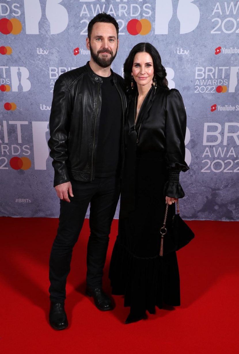 Courteney Cox e Johnny ai Brit Awards 2022