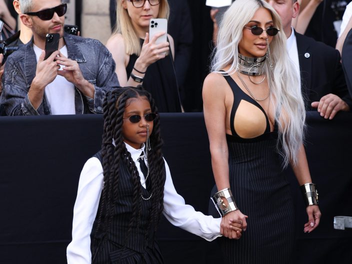 Kim Kardashian e North West Matchy Matchy