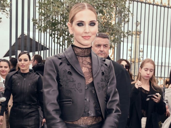 Chiara Ferragni in total black