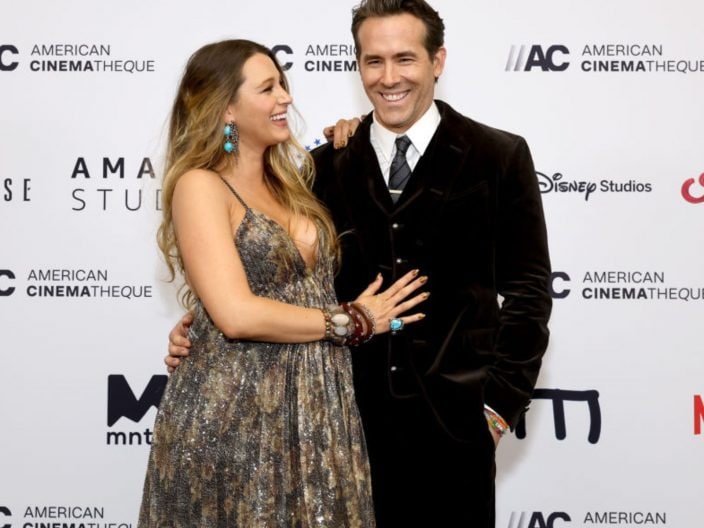 Blake Lively con il marito Ryan Reynolds