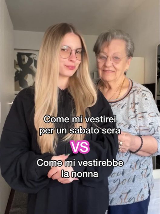 Sabato sera: come mi vestirei io vs come mi vestirebbe mia nonna