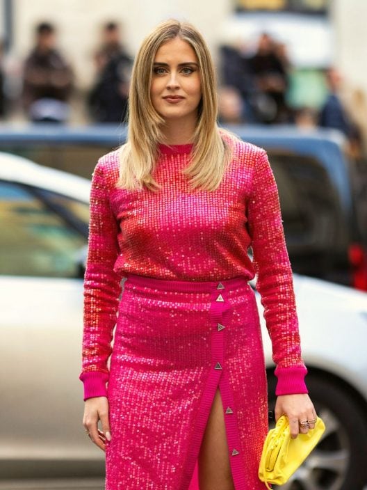 Un po’ fit, un po’ anni Ottanta: il trionfo fucsia di Valentina Ferragni