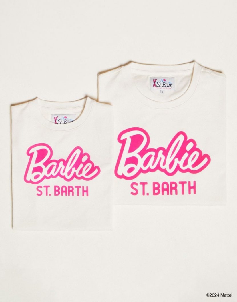 T-shirt donna e bambina - Barbie x Saint Barth