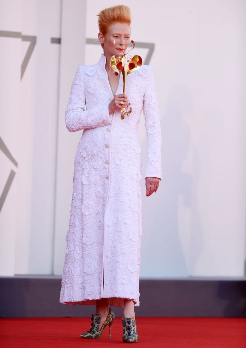 Tilda Swinton in Chanel Haute Couture, Venezia 2020