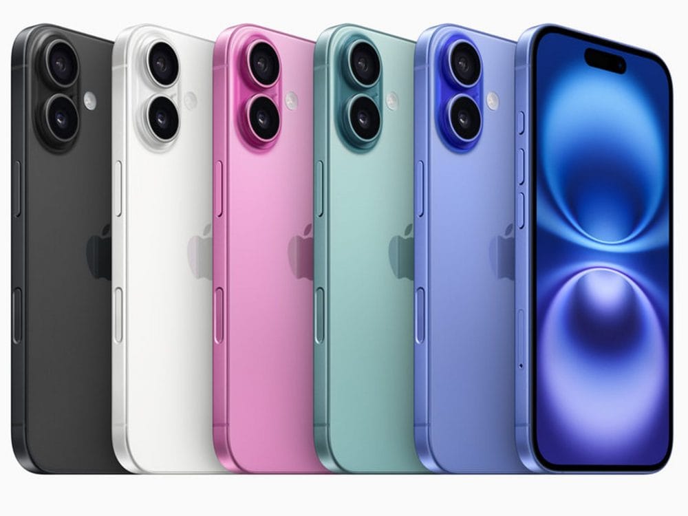 I nuovi colori di iPhone 16